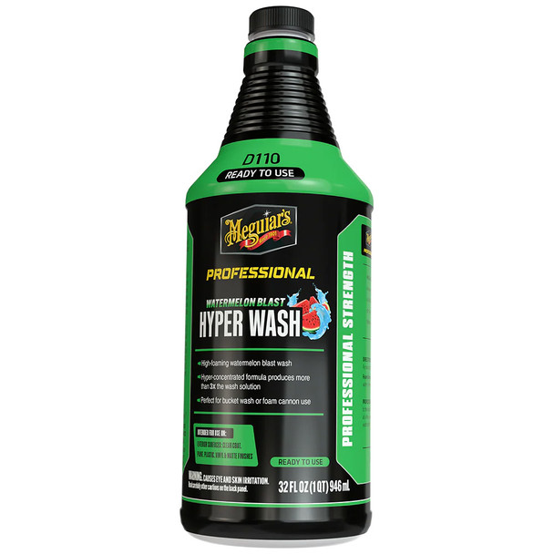 Meguiar's Professional Watermelon Blast Hyper Wash - 32oz Car Wash Shampoo