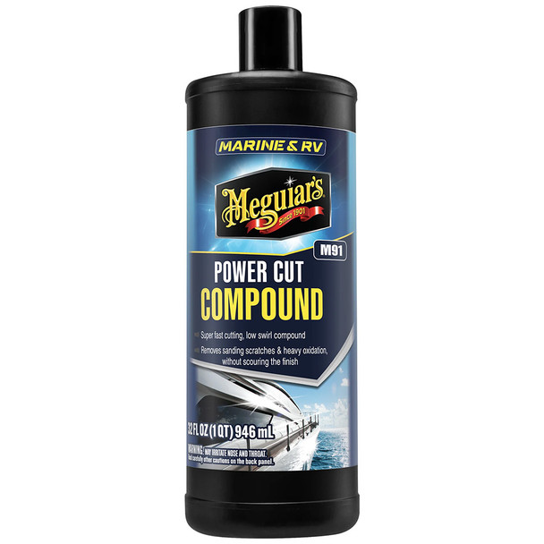 Meguiar's #91 Marine and RV Pro Grade Power Cut Compound - 32oz