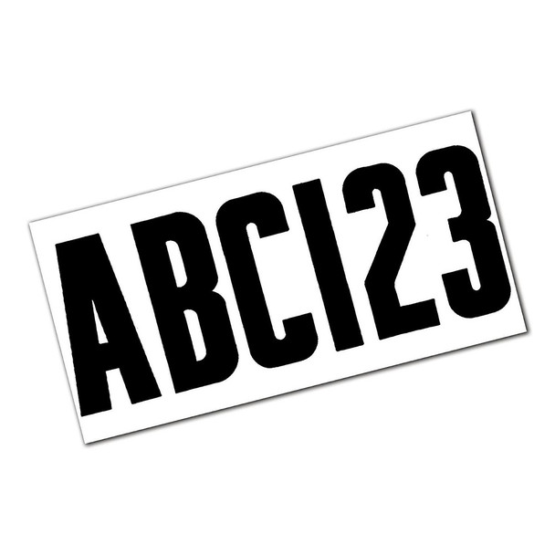 Attwood Marine Letter & Number Kit - Black, Part No. 14142-7