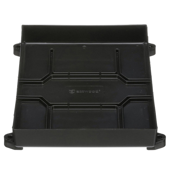 Attwood Marine Group 24 Battery Tray with Straps - Easy Install Battery Holder for Marine and RV Use
