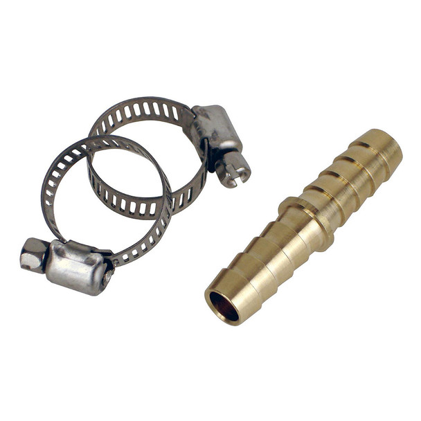 Attwood Marine 3/8-Inch Hose Mender In-Line Fuel Splice Kit with Stainless Steel Clamps