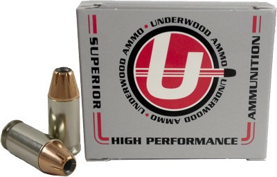 Underwood Ammo 380 ACP+P 90 Grain Jacketed Hollow Point Ammunition