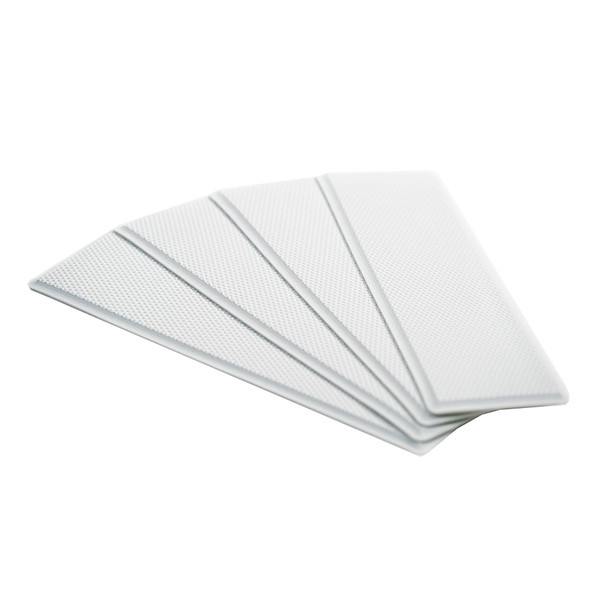 SeaDek Embossed 4-Piece Step Kit - White for Trailers and Boats