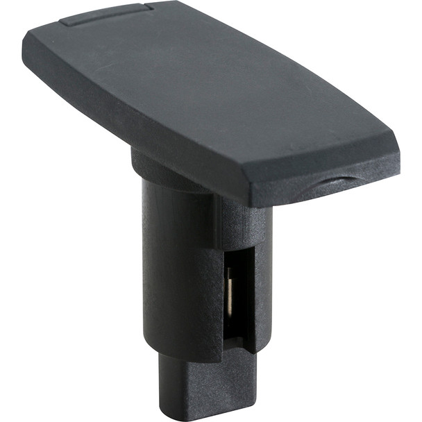 Attwood Marine LightArmor Plug-In Base 2-Pin Black Rectangle - Durable Marine Lighting Accessory