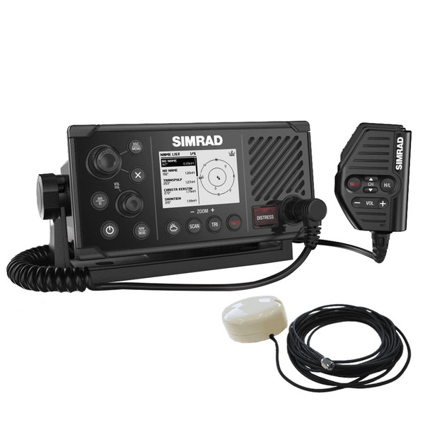 Simrad RS40-B VHF Marine Radio with Class B AIS Transceiver and GPS-500 Antenna
