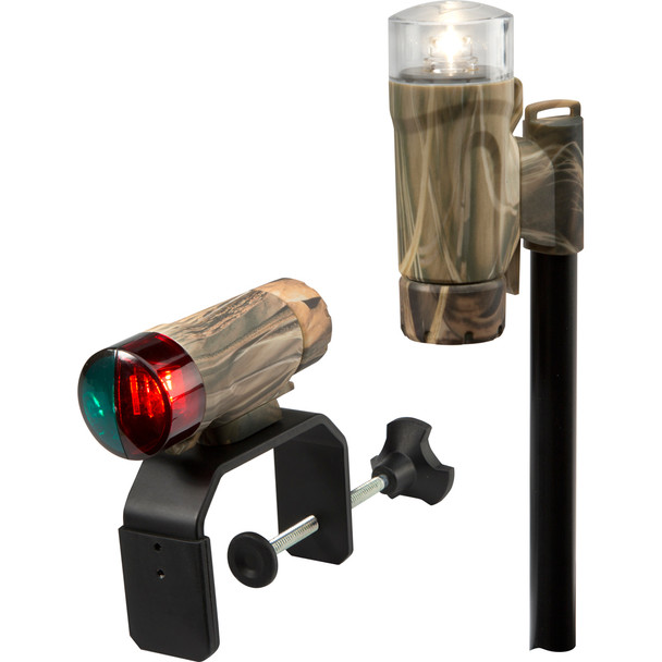 Attwood Marine Clamp-On Portable LED Light Kit - RealTree Max-4 Camo, Part Number 14191-7