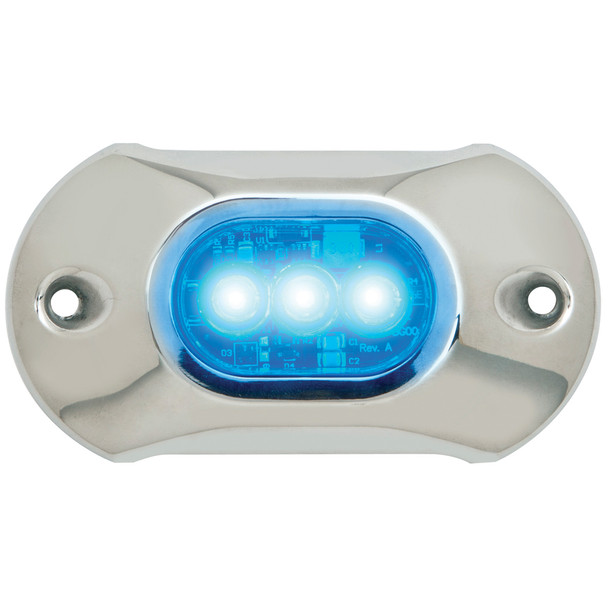 Attwood Marine Light Armor Underwater LED Light - 3 LEDs - Blue