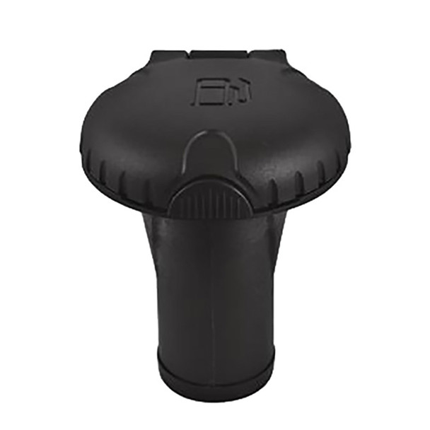 Attwood Marine Deck Fill for Pressure Relief Systems with Black Plastic Cap - Part 99DFPVSB1S