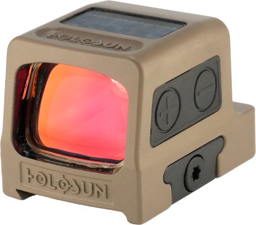 Holosun HE509TRDX2FDE Enclosed Red Multi Reticle Holographic Sight with Titanium Body