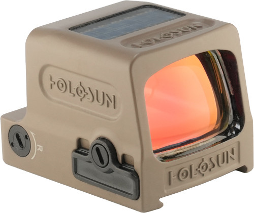 Holosun HE509TRDX2FDE Enclosed Red Multi Reticle Holographic Sight with Titanium Body