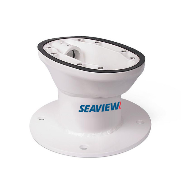 Seaview AM5-M1 Modular Mount with 8-Inch Round Base Plate - Space-Saving Vertical Design