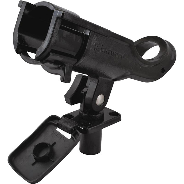 Attwood Marine Heavy Duty Adjustable Rod Holder with Flush Mount – Part 5014-4