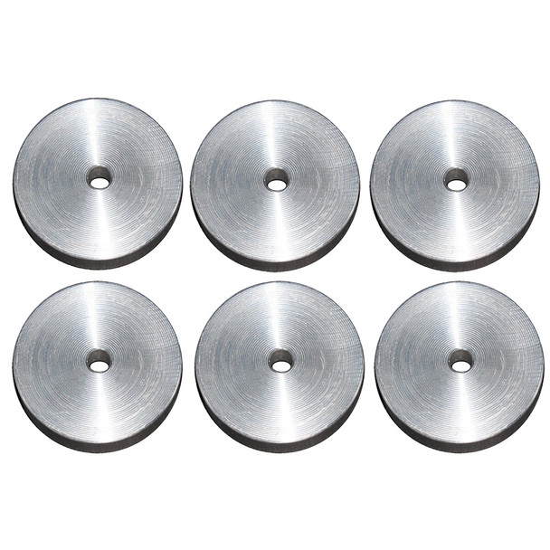Sea Brackets Bracket Mounting Disks – Set of 6 Aluminum Backing Supports for Trolling Motors