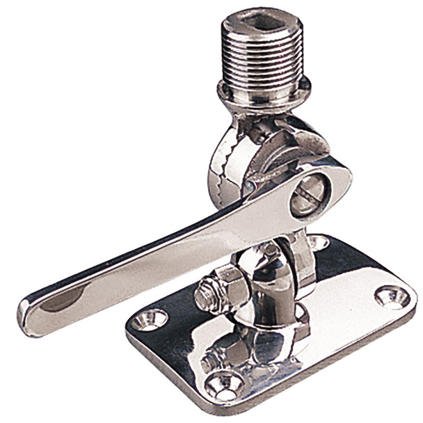 Sea-Dog Adjustable Antenna Base - Deck Mount with Investment Cast 316 Stainless Steel - Part 329230-1