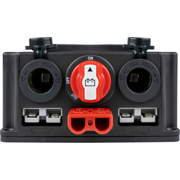 Sea-Dog Power Box Battery Switch with LED Voltmeter and Multiple Power Outputs
