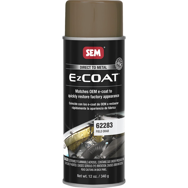 SEM Ez Coat 16oz Aerosol Can Field Drab – Direct-to-Metal Automotive Coating