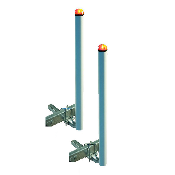 C.E. Smith 60-Inch Post Guide-On with LED Posts for Trailers