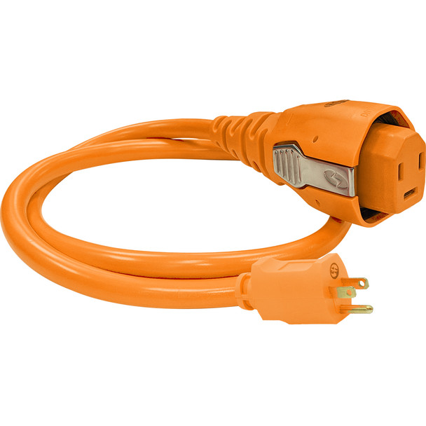 SmartPlug 15 Amp Cordset with 30 Amp Female Connector, 4 Feet, Blue LED Indicator