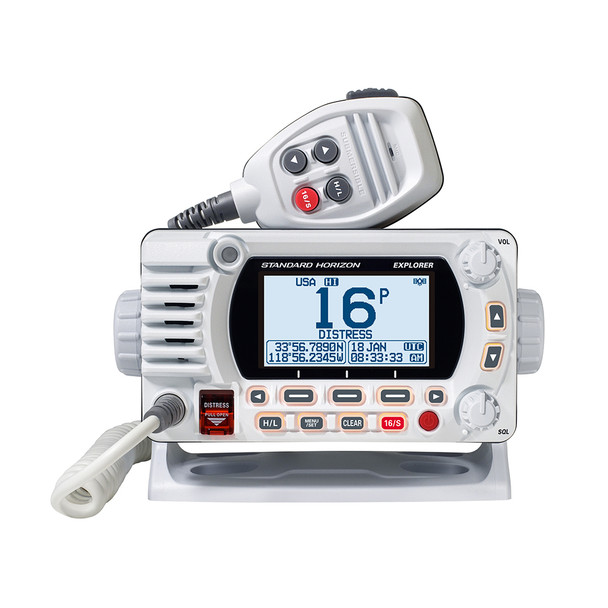 Standard Horizon GX1800G Fixed Mount VHF Marine Radio with Built-In GPS and Second Station Compatibility