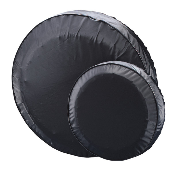C.E. Smith 12-Inch Spare Tire Cover in Black with Elastic Closure