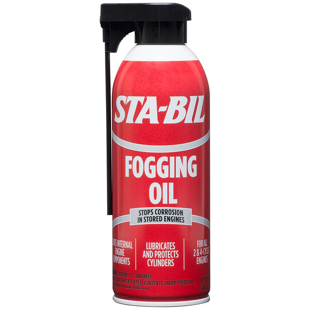 STA-BIL Fogging Oil - 12oz Aerosol for Engine Storage Protection