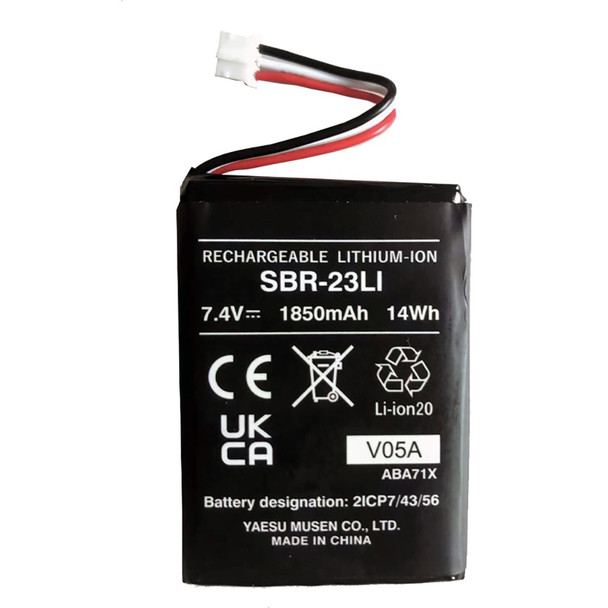 Standard Horizon SBR-23LI Li-Ion Battery Pack for HX-40 and HX-210 Marine Radios