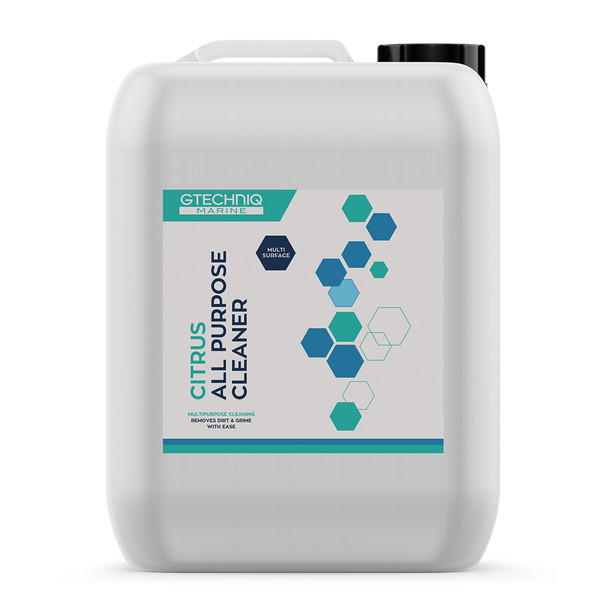 Gtechniq Citrus All-Purpose Cleaner - 5L for Boats, Vehicles, and More
