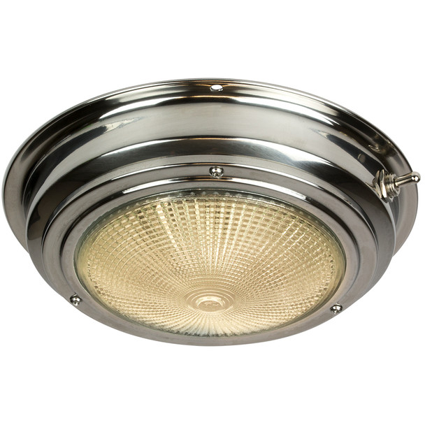 Sea-Dog Stainless Steel Dome Light with 5-Inch Lens - Durable Marine Lighting