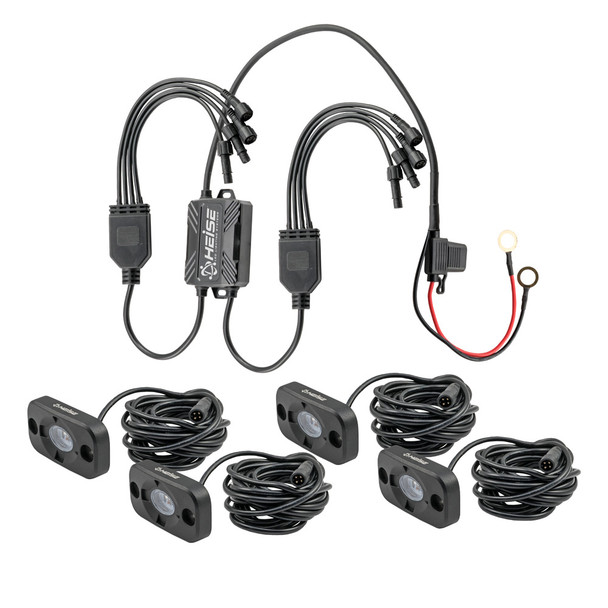 HEISE LED Lighting Systems RGB Accent Lighting Kit - 4 Pack (Part Number: HE-4TLRGBK)