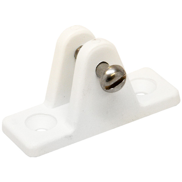 Sea-Dog Nylon Angled Deck Hinge - White, Part Number 273231-1