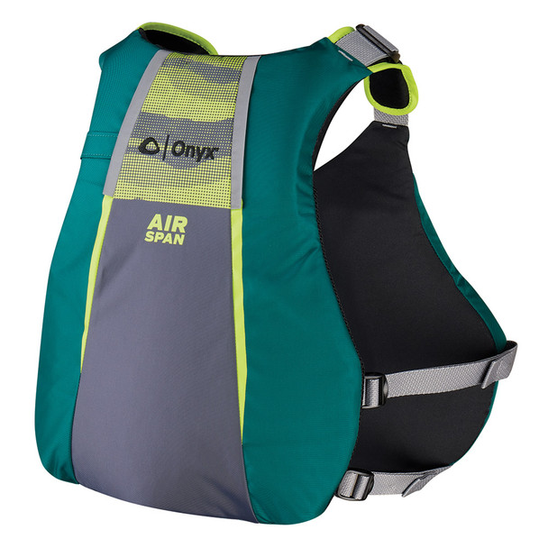 Onyx Outdoor Airspan Angler Life Jacket M/L - Green with Breathable AirSpan Technology