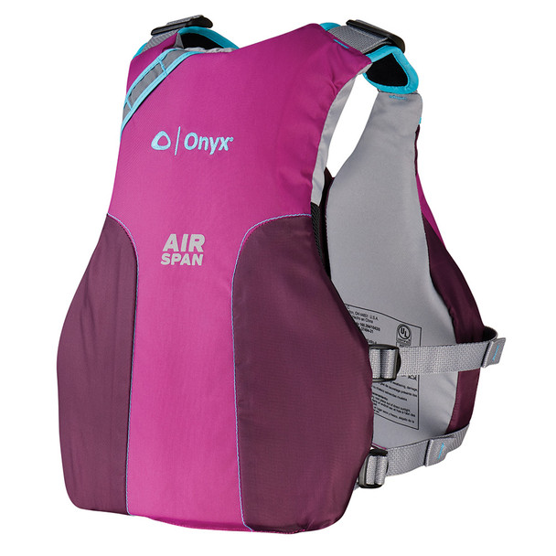 Onyx Outdoor Airspan Breeze Life Jacket XL/2X Purple with Breathable AirSpan Technology