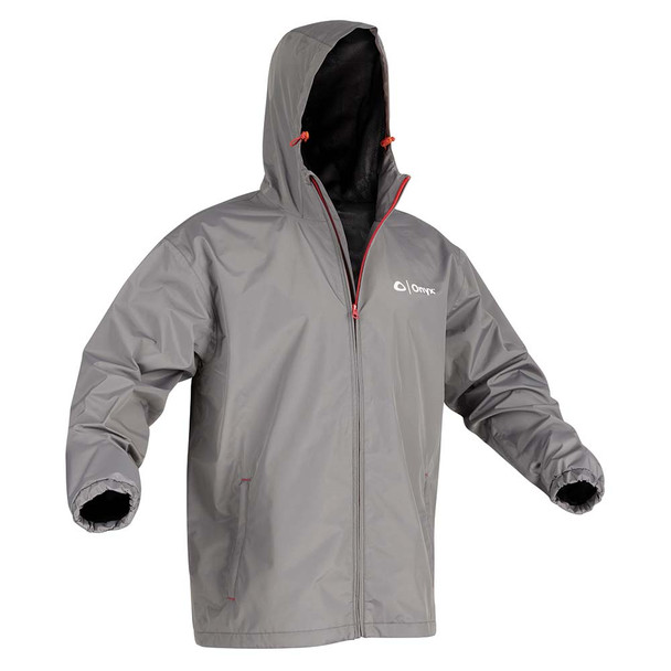 Onyx Outdoor Essential Rain Jacket - Large - Grey