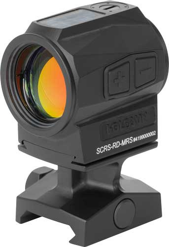 Holosun SCRS Solar Charging Red Dot Sight for Rifle - Black Matte, Picatinny Mount