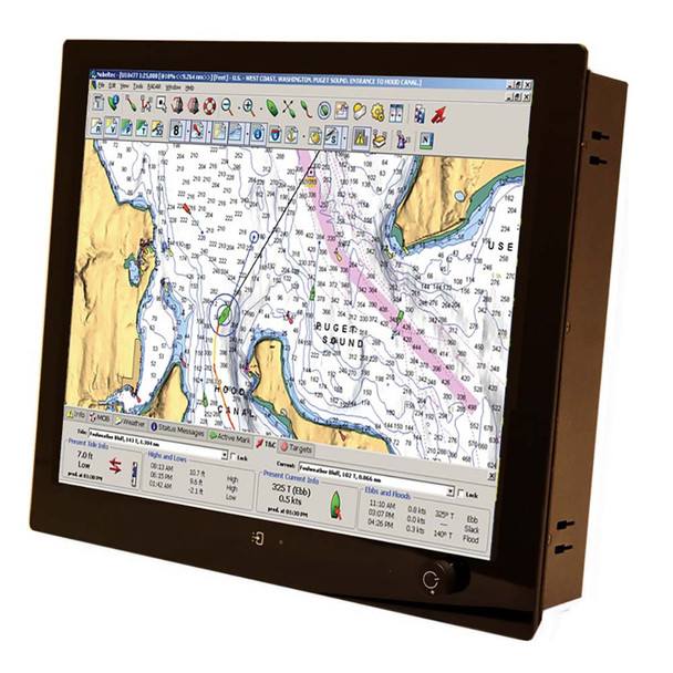 Seatronx 17-Inch Pilothouse Touch Screen Display with Vesa & Panel Mounting