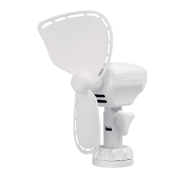 SEEKR by Caframo Ultimate 747 12V 2-Speed Marine Fan with Lighter Plug - White
