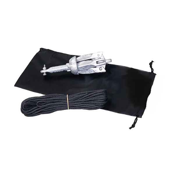 YAKGEAR 1.5 lb Grapnel Anchor Kit with Storage Bag for Kayaks and Canoes