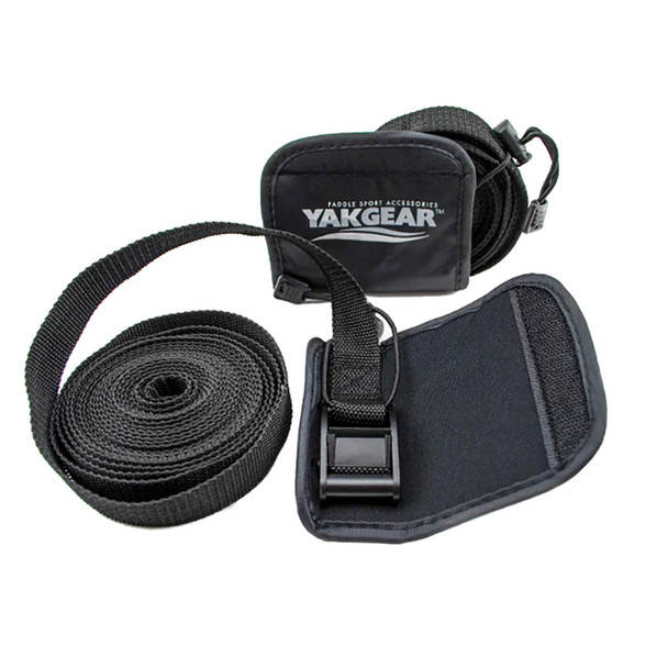 YAKGEAR 15' Tie Down Straps with Cover – Heavy-Duty Marine and Trailer Tie-Downs