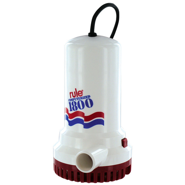 Rule 1800 Sump and Utility Pump with 8' Power Cord - 110V Automatic