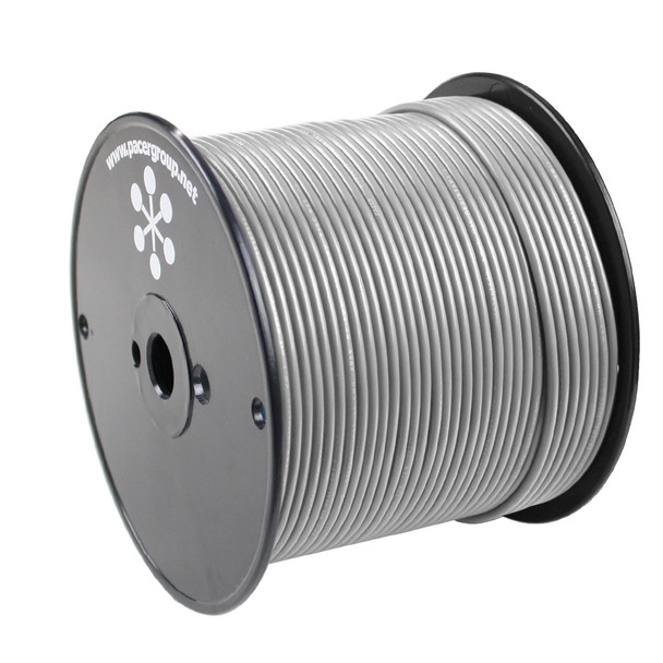 Pacer Grey 14 AWG Primary Marine Wire - 500 ft for Marine and Boat Wiring