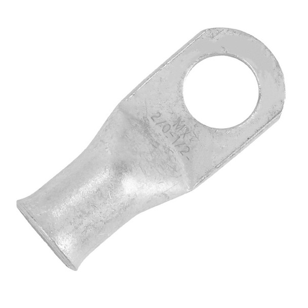 Pacer Tinned Copper Lug 2/0 AWG, 1/2 Inch Stud, 10 Pack