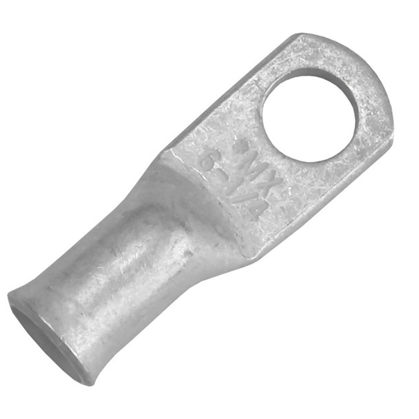 Pacer Tinned Copper Lug 6 AWG with 1/4 Inch Stud - 2 Pack