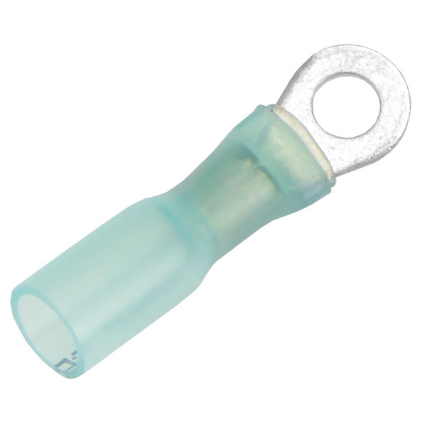 Pacer 16-14 AWG Heat Shrink Ring Terminal with #8 Stud Size, 25 Pack