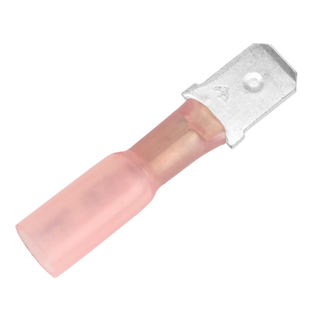 Pacer 22-18 AWG Heat Shrink Male Disconnect - 3 Pack for Reliable Electrical Connections