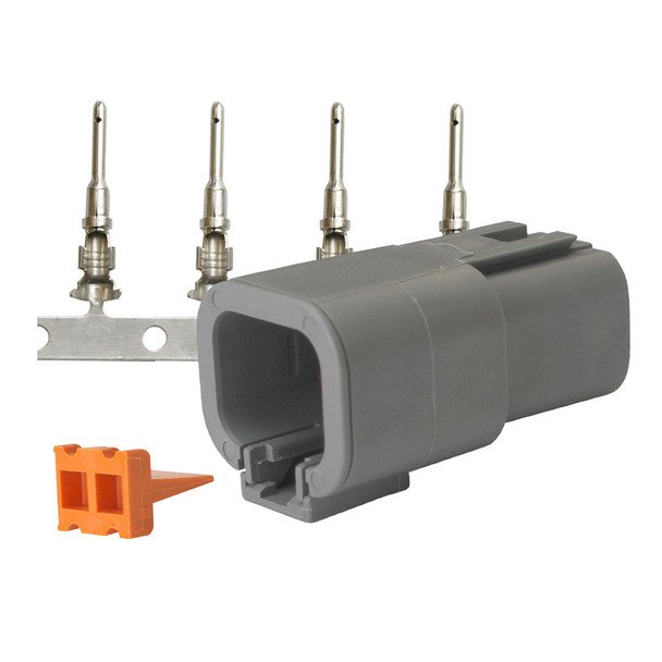 Pacer DTP Deutsch Receptacle Repair Kit - 14-12 AWG, 4-Position, Part Number TDTP04F-4RP