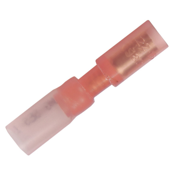 Pacer 22-18 AWG Heat Shrink Female Bullet Terminals - 25 Pack for Durable Electrical Connections