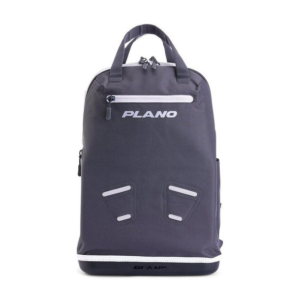 Plano Weekend Tackle Backpack 3700 in Slate – Waterproof Fishing Gear Bag with Multiple Storage Options