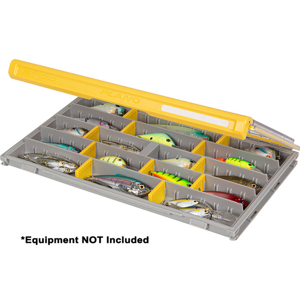 Plano EDGE Professional 3700 Thin Stowaway Tackle Box with Watertight Seal and Customizable Interior