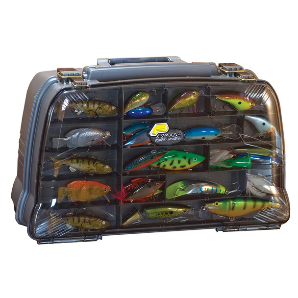 Plano Guide Series Satchel in Graphite/Smoke - Versatile Storage for Fishing Tackle