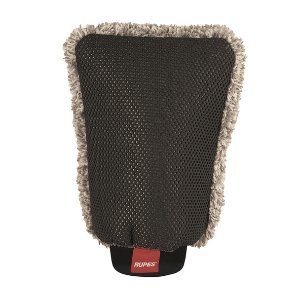 RUPES Wash & Decontamination Mitt - Dual-Action Microfiber and Synthetic Clay for Vehicle Cleaning